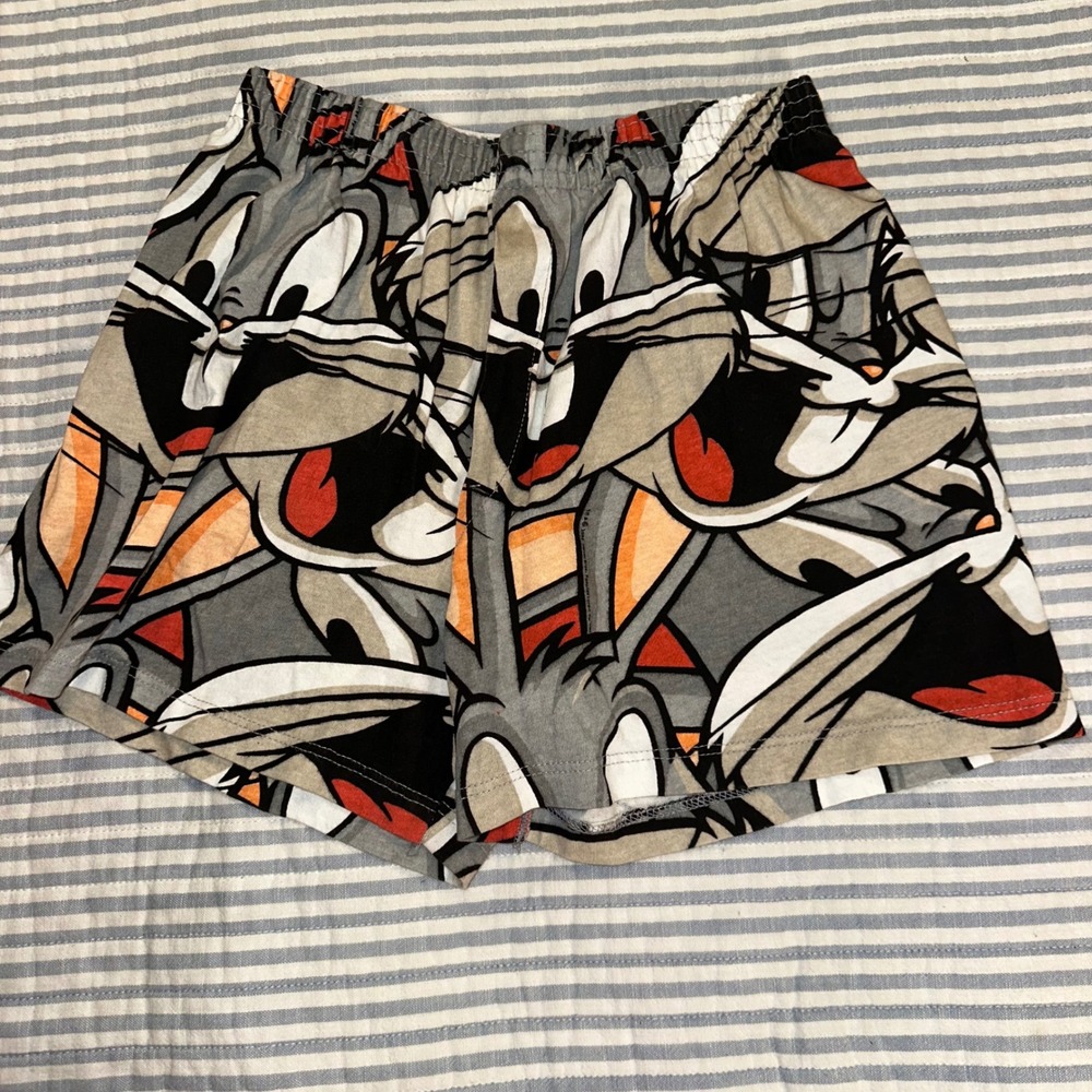 Vintage  1996 Bugs Bunny Looney Tunes AOP Shorts Mens Medium Cotton UBI